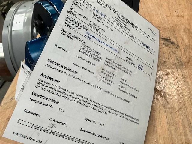 Hytorc xlt-8 hydraulische momentsleutel - afbeelding 6 van  6