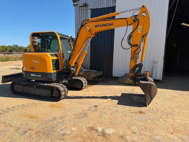 Hyundai - 2015 - 60cr-9a yanmar - rupsgraafmachine - afbeelding 4 van  7