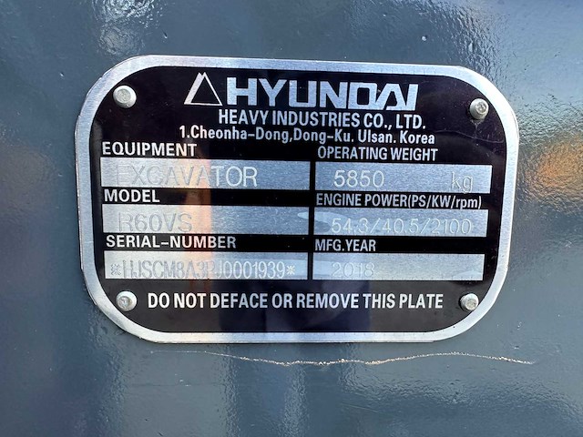 Hyundai - 2018 - r60vs - midigraafmachine - afbeelding 37 van  42