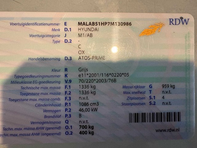 Hyundai - atos - 1.1i active joy - car - 2007 - afbeelding 4 van  17