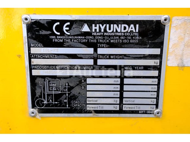 Hyundai 18l-7m gasheftruck - afbeelding 13 van  22