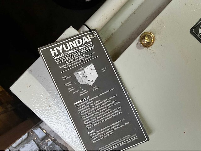 Hyundai dpx9.6 heavy duty diesel generator 8kva - ongebruikt - afbeelding 2 van  10