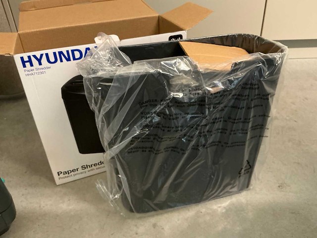 Hyundai hha712301 papier shredder - afbeelding 3 van  5