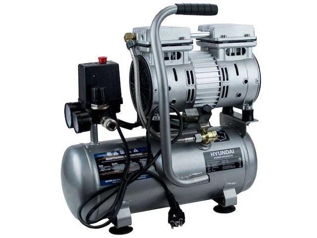 Hyundai hyac6-07s 8 bar onderhoudsvrije en stille compressor - afbeelding 1 van  3