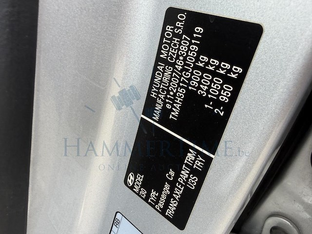 Hyundai i30 1.6 crdi sky dct 136 at, 2019 - afbeelding 3 van  33