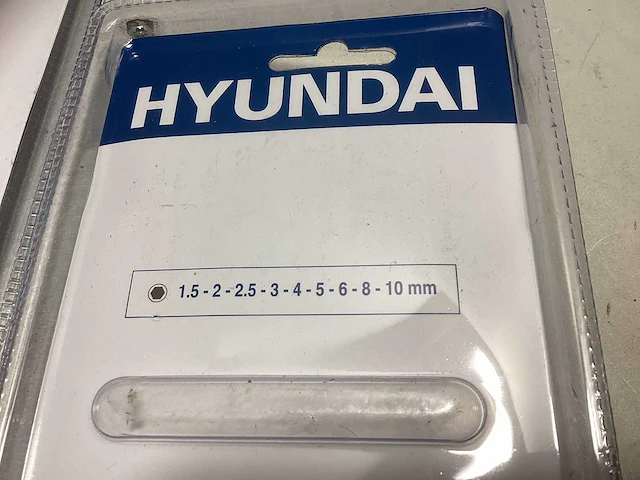 Hyundai inbussleutelset 9 delig (2x) - afbeelding 2 van  2