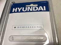 Hyundai inbussleutelset 9 delig (2x) - afbeelding 2 van  2