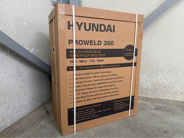 Hyundai proweld 350 multi-proces lasmachine - afbeelding 8 van  13