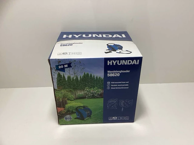 Hyundai wandslanghaspel / waterhaspel - 20m - 24bar - afbeelding 1 van  7