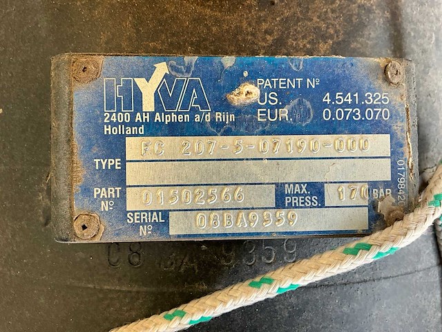 Hyva hydraulische telescoopcilinder (2x) - afbeelding 6 van  7