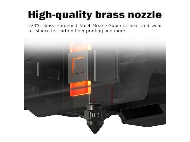 Hzdadeve 0,4 mm gehard staal keramiek hotend (2 stuks) - afbeelding 3 van  5