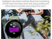 Hzih watch p3 (46 mm) smartwatch, 1.28 inch display with 3d glass screen, bluetooth calls, p3-hz321, one size - afbeelding 3 van  5