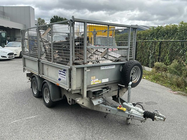 I for williams 2cb 2-assige aanhangwagen met elektrische kiepfunctie - afbeelding 4 van  10