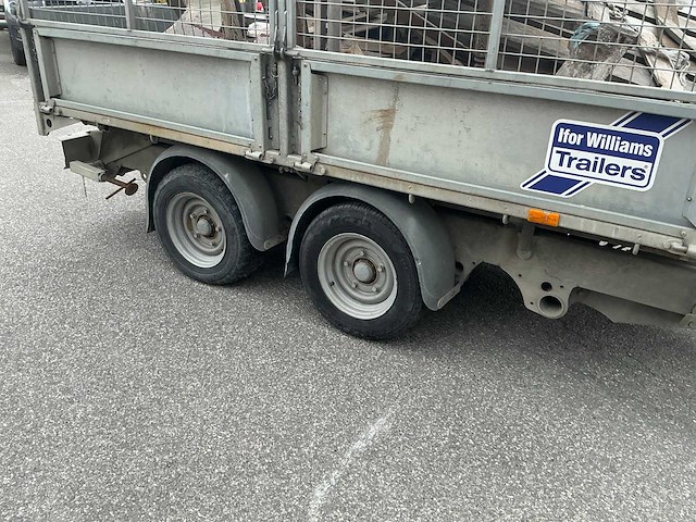 I for williams 2cb 2-assige aanhangwagen met elektrische kiepfunctie - afbeelding 5 van  10