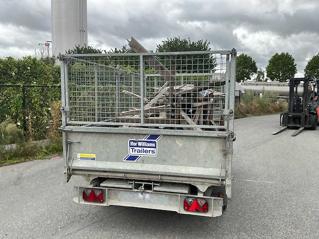 I for williams 2cb 2-assige aanhangwagen met elektrische kiepfunctie - afbeelding 7 van  10