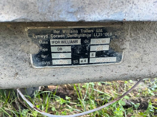 I for williams gp126gm aanhangwagen machine transport - afbeelding 7 van  17