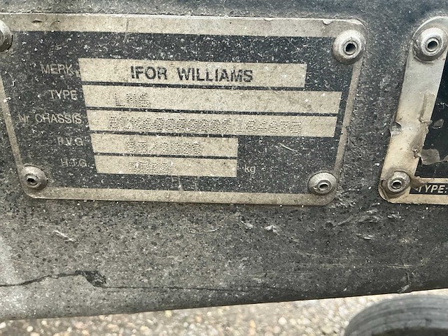 I for williams lm146g aanhangwagen - afbeelding 2 van  13