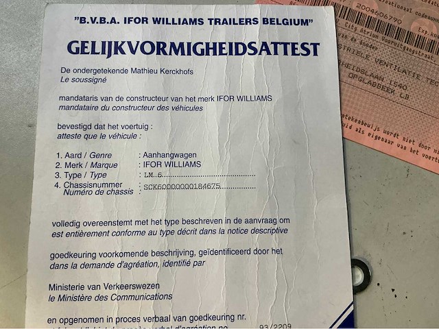 I for williams lm146g aanhangwagen - afbeelding 3 van  13