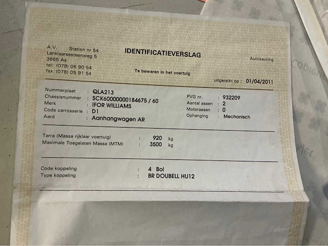 I for williams lm146g aanhangwagen - afbeelding 4 van  13