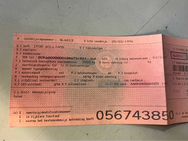 I for williams lm146g aanhangwagen - afbeelding 5 van  13