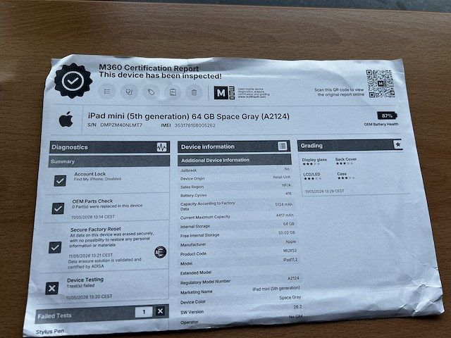 I pad mini 5th - afbeelding 4 van  5