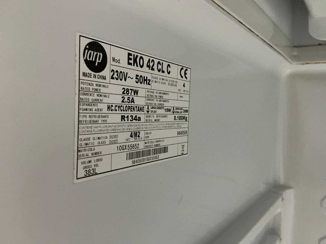 Iarp eko 42 cl c koelvitrine - afbeelding 5 van  5