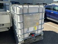Ibc 1000l opslagtank gereinigd watertank verticale opslagtank - afbeelding 2 van  5