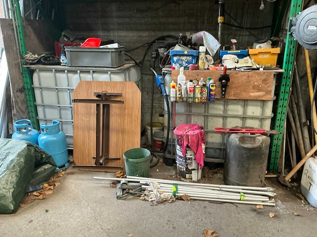 Ibc container met pomp en pistool (2x) - afbeelding 1 van  8