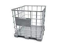 Ibc kooi metalen stapelkratten palletboxen (2x)