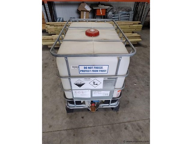 Ibc tank 600 liter incl vulautomaat - afbeelding 1 van  4