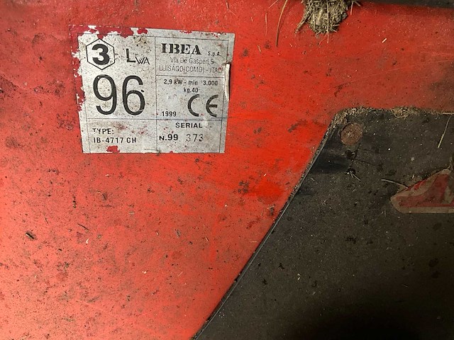 Ibea classic1b 4717ch grasmaaier - afbeelding 8 van  11