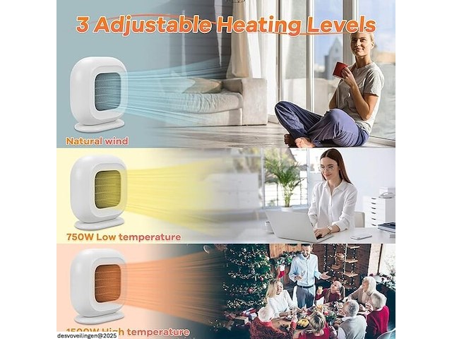 Ibell keramische ventilatorkachel - afbeelding 4 van  5