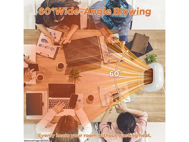 Ibell keramische ventilatorkachel - afbeelding 3 van  5