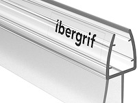 Ibergrif 1-pack glazen douchstrip - afbeelding 1 van  3