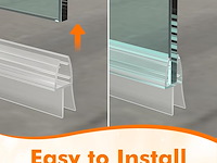 Ibergrif 2-pack glazen douchestrip - afbeelding 2 van  4