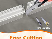 Ibergrif 2-pack glazen douchestrip - afbeelding 4 van  4