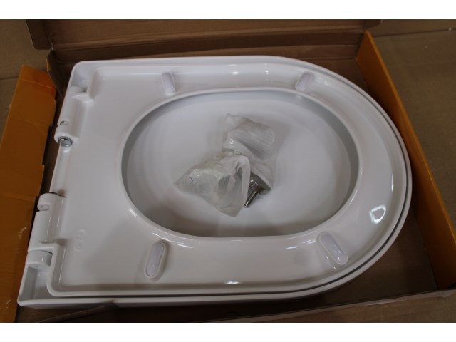 Ibergrif d-vorm toiletdeksel softclose - afbeelding 2 van  4