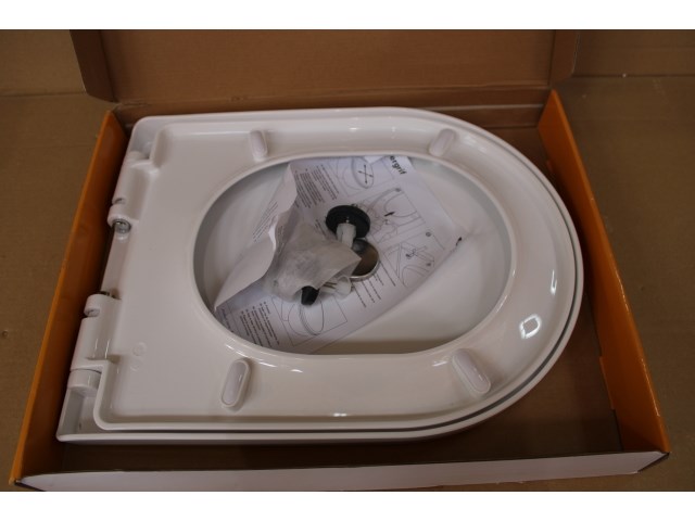 Ibergrif d-vorm toiletdeksel softclose - afbeelding 2 van  4