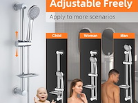 Ibergrif douchestang met zeepbakje - afbeelding 6 van  6