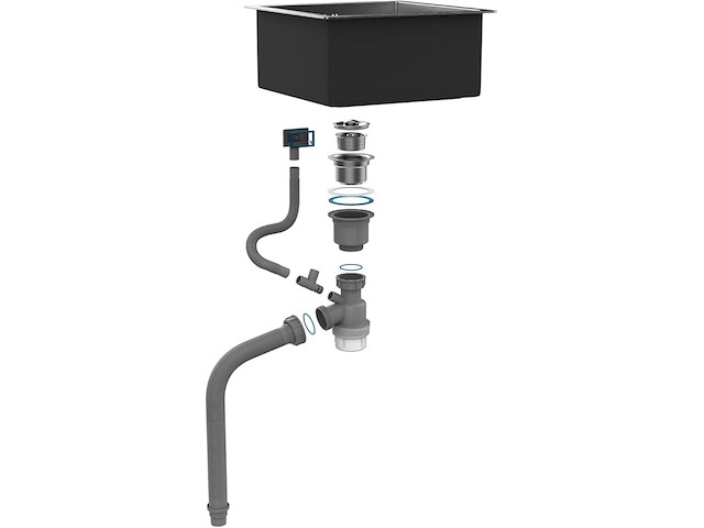 Ibergrif keramische wastafel - afbeelding 3 van  6