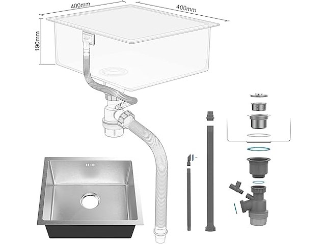 Ibergrif keramische wastafel - afbeelding 6 van  6