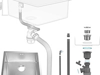 Ibergrif keramische wastafel - afbeelding 6 van  6