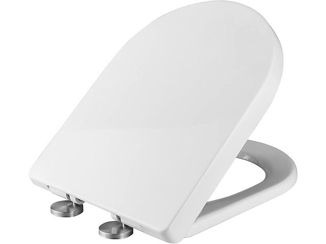 Ibergrif m41001 d-vorm toiletdeksel softclose - afbeelding 1 van  4