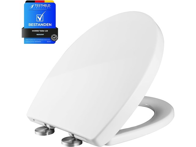 Ibergrif o-vormige toiletbril met softclose - afbeelding 1 van  4