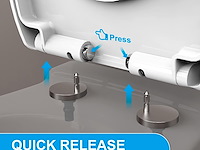 Ibergrif o-vormige toiletbril met softclose - afbeelding 2 van  4