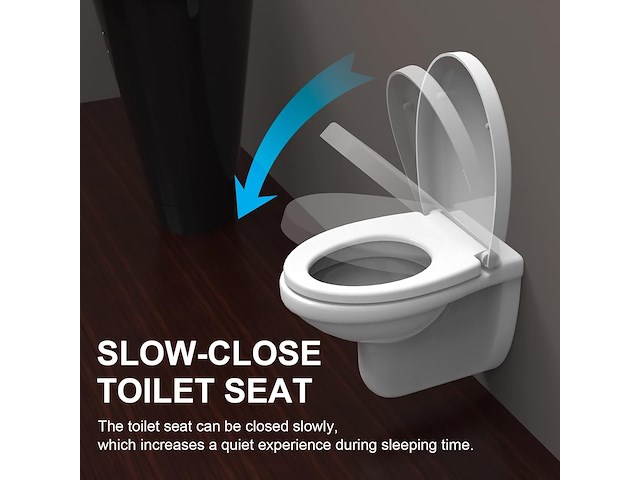 Ibergrif o-vormige toiletbril met softclose - afbeelding 3 van  4