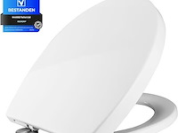 Ibergriff o-vormig wc bril wit softclose - afbeelding 1 van  2