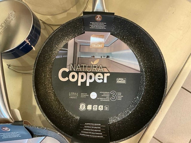 Ibili natura copper pannen (5x) - afbeelding 4 van  7