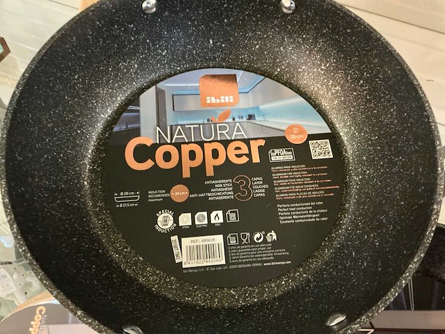 Ibili natura copper pannen (5x) - afbeelding 1 van  6