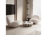 Ibiza fauteuil in krullend wol - iconisch organisch ontwerp - afbeelding 2 van  11